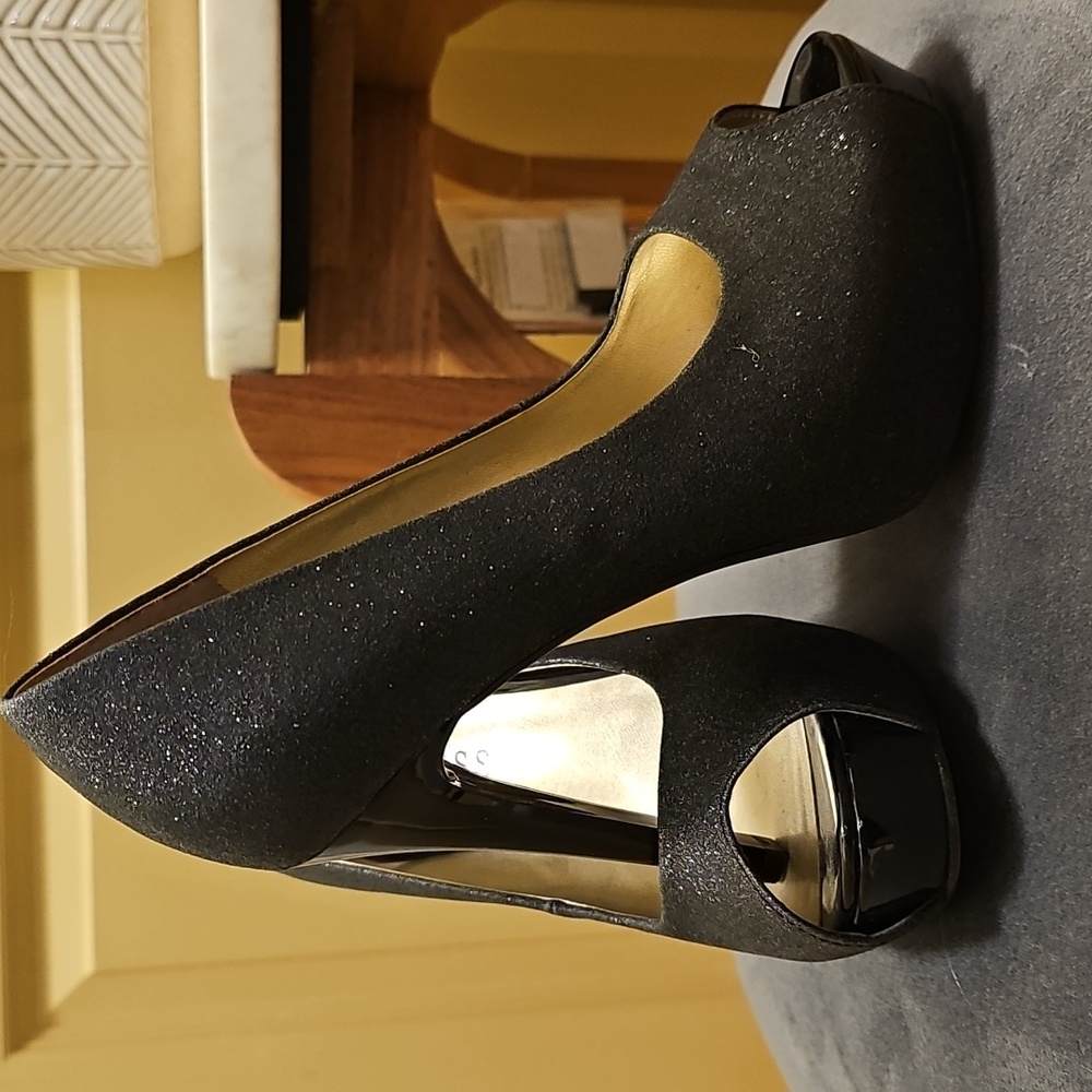 Guess sparkly platform heels